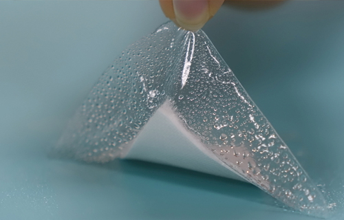 Cleaning method after thermal silica gel curing 